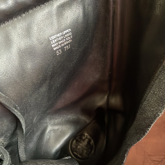 TORY BURCH✨🔥 Black Trigg Lace Up Pebbled Leather 4" Stiletto Boot - Picture 8 of 10